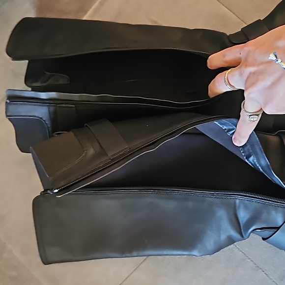 Circus by Sam Edelman Black Knee-High Heeled Boots - Picture 6 of 16